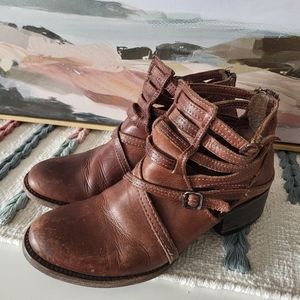 Freebird stair leather booties